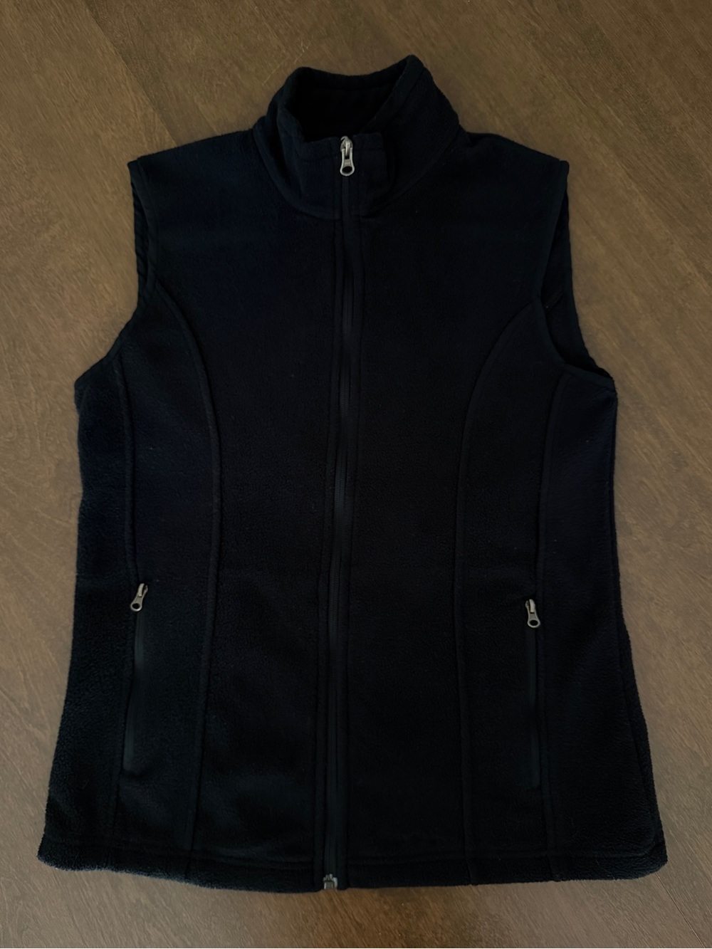 Eddie Bauer Black Fleece Vest | Size M